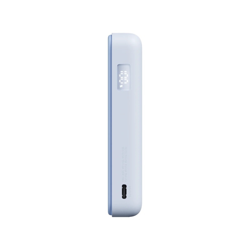 Magnetická powerbanka Xiaomi 33 W, 10 000 mAh s integrovaným káblom USB-C a stojanom, modrá