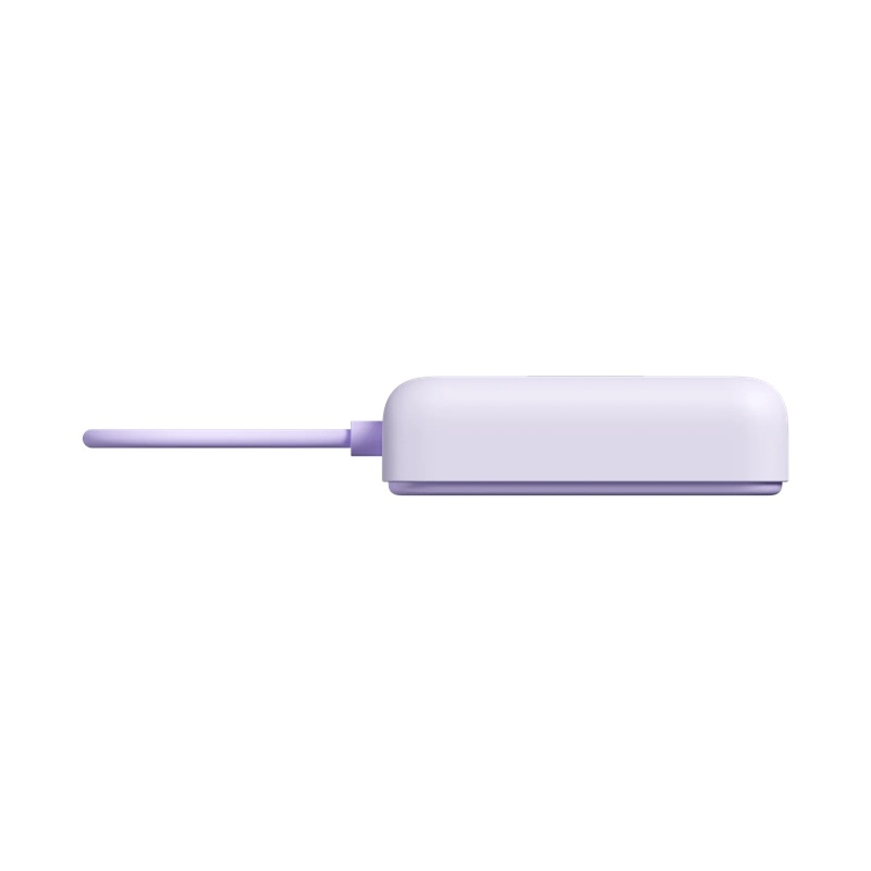 Magnetická powerbanka Xiaomi 33 W, 10 000 mAh s integrovaným káblom USB-C a stojanom, fialová
