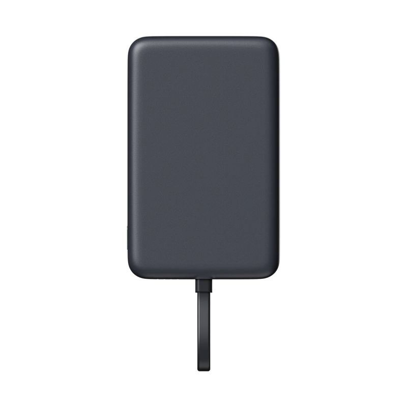 Magnetická powerbanka Xiaomi 33 W, 10 000 mAh s integrovaným káblom USB-C, sivá