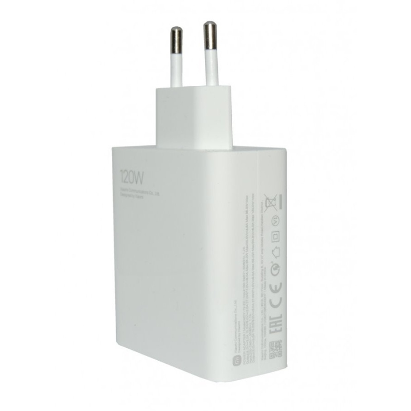 Xiaomi MDY-13-EE USB 120W Cestovná Nabíjačka White (Bulk)