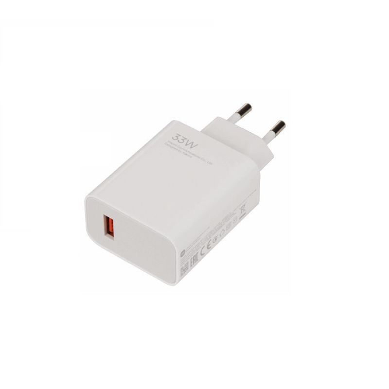 Xiaomi MDY-16-EF Cestovná nabíjačka USB-A 33 W, biela (hromadne)
