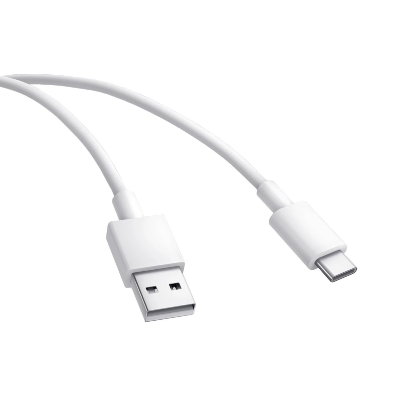 Xiaomi originálny dátový kábel USB-A/USB-C 3A 1m biely