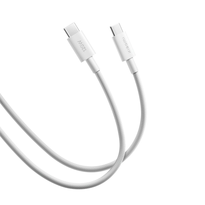 Xiaomi Original USB-C/USB-C Dátový Kábel 6A 2m White