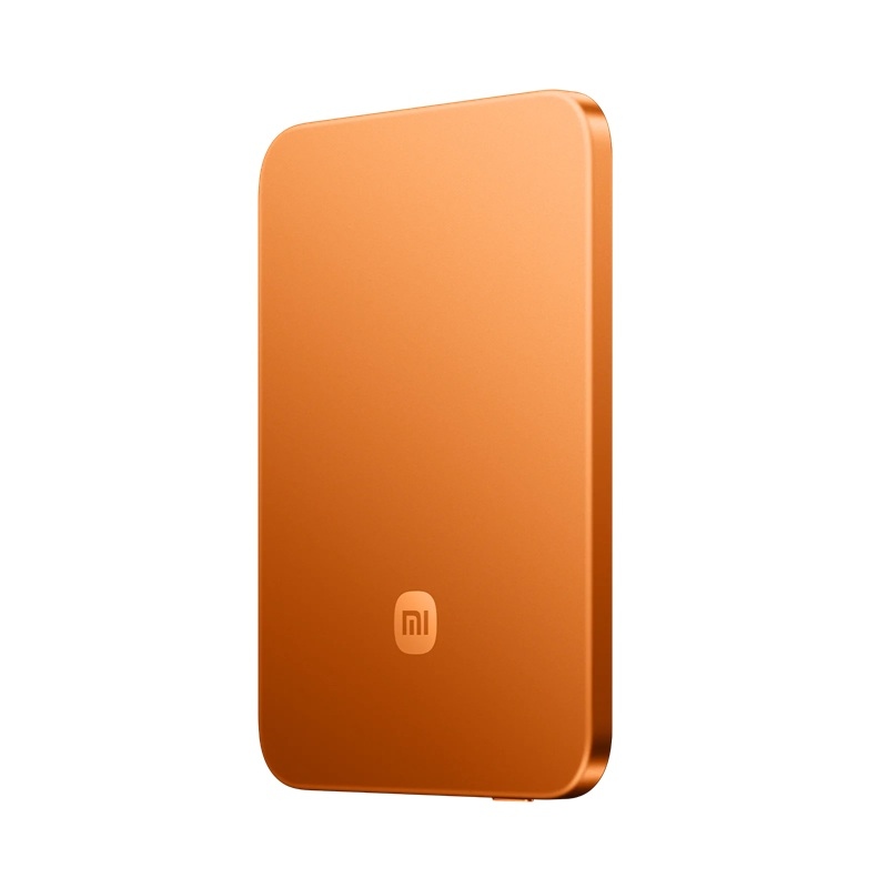 Xiaomi UltraThin magnetická powerbanka 5000 mAh, 15 W, oranžová