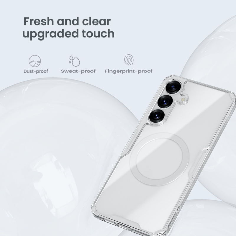 Nillkin Nature TPU PRO Magnetic Kryt pre Samsung Galaxy S25+ Transparent