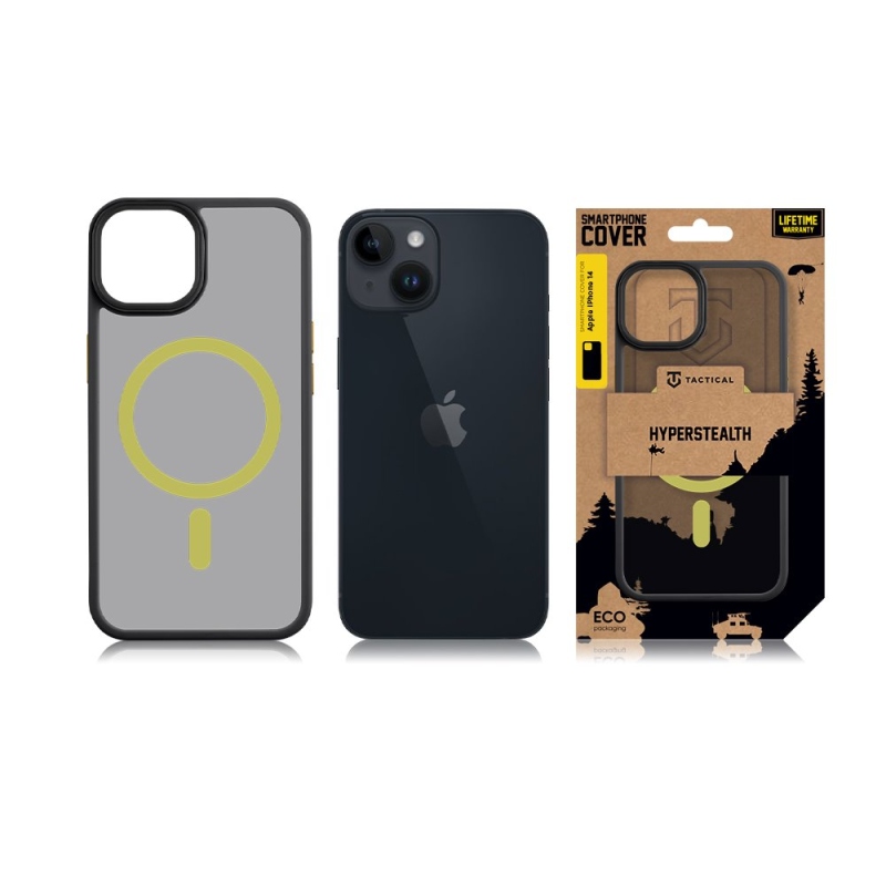 Tactical MagForce Hyperstealth 2.0 Kryt pre iPhone 14 Black/Yellow