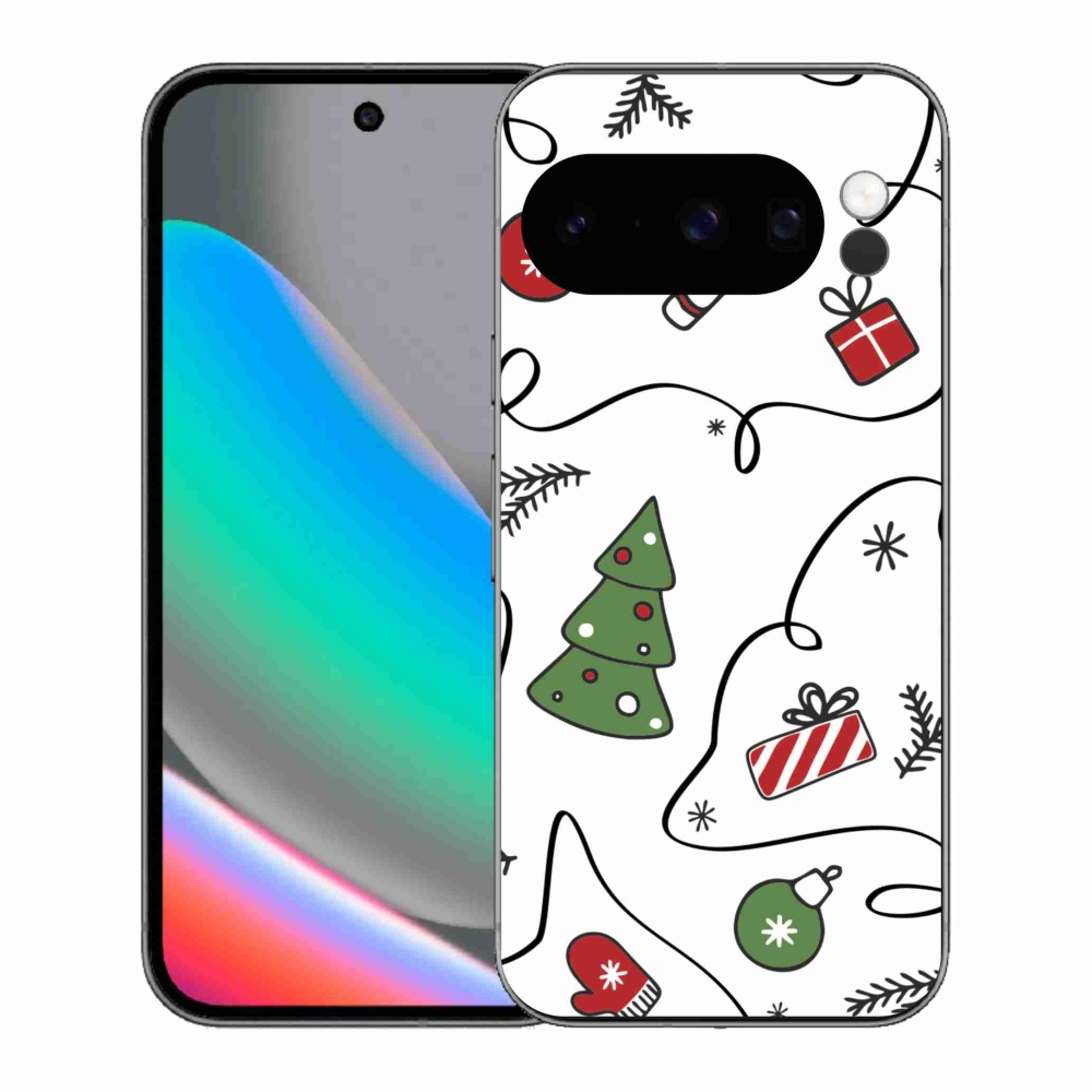 Gélový kryt mmCase na Google Pixel 10 Pro - vianočné motívy