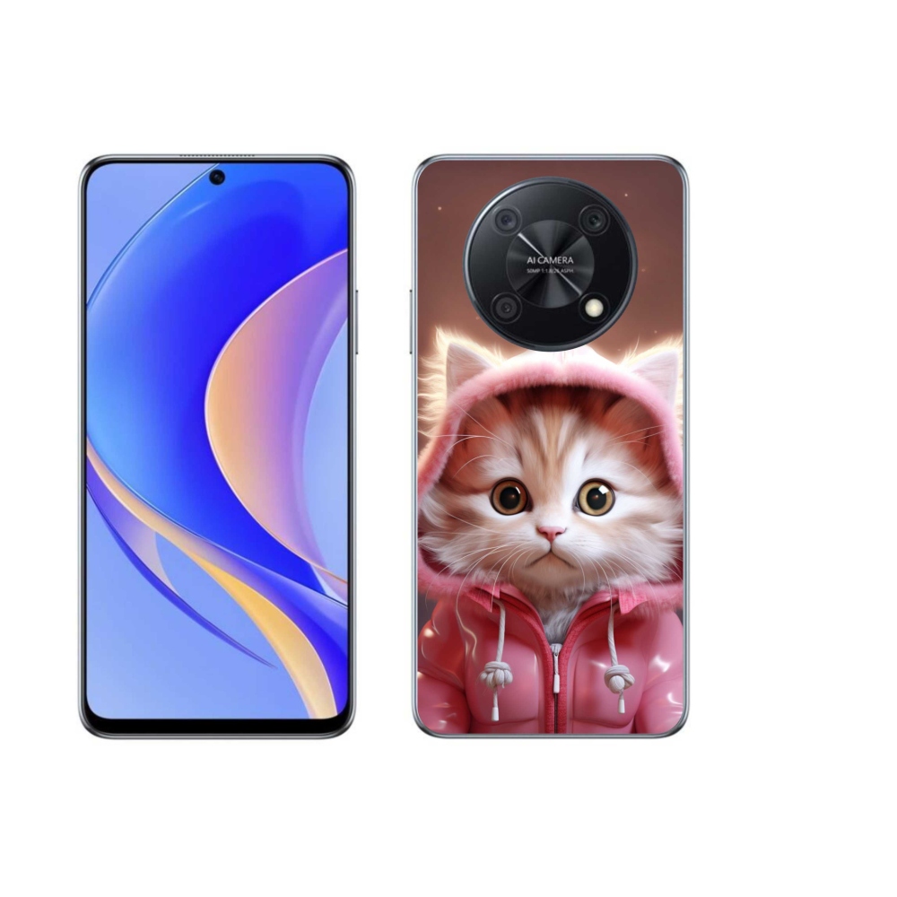 Gélový kryt mmCase na Huawei Nova Y90 - roztomilé mačiatko 3