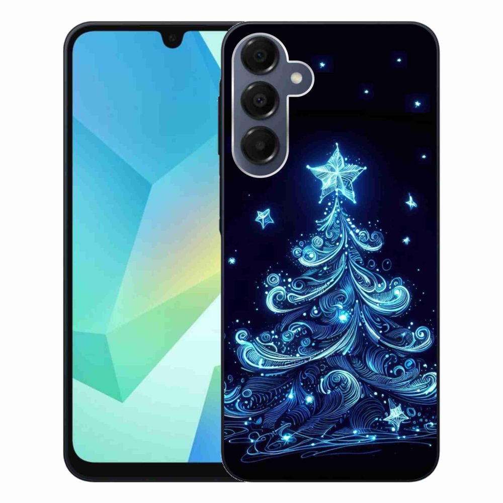 Gélový kryt mmCase na Samsung Galaxy A16 4G/5G - neónový vianočný stromček 4