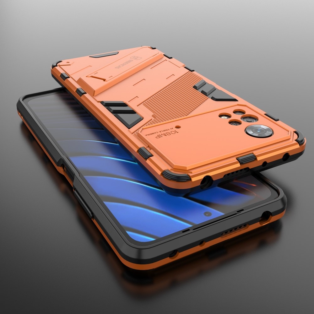 Armory odolný hybridný kryt na Xiaomi Poco X4 Pro 5G - oranžový