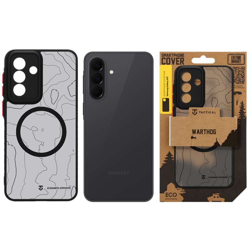 Tactical MagForce Warthog puzdro pre Samsung Galaxy A37 Asphalt