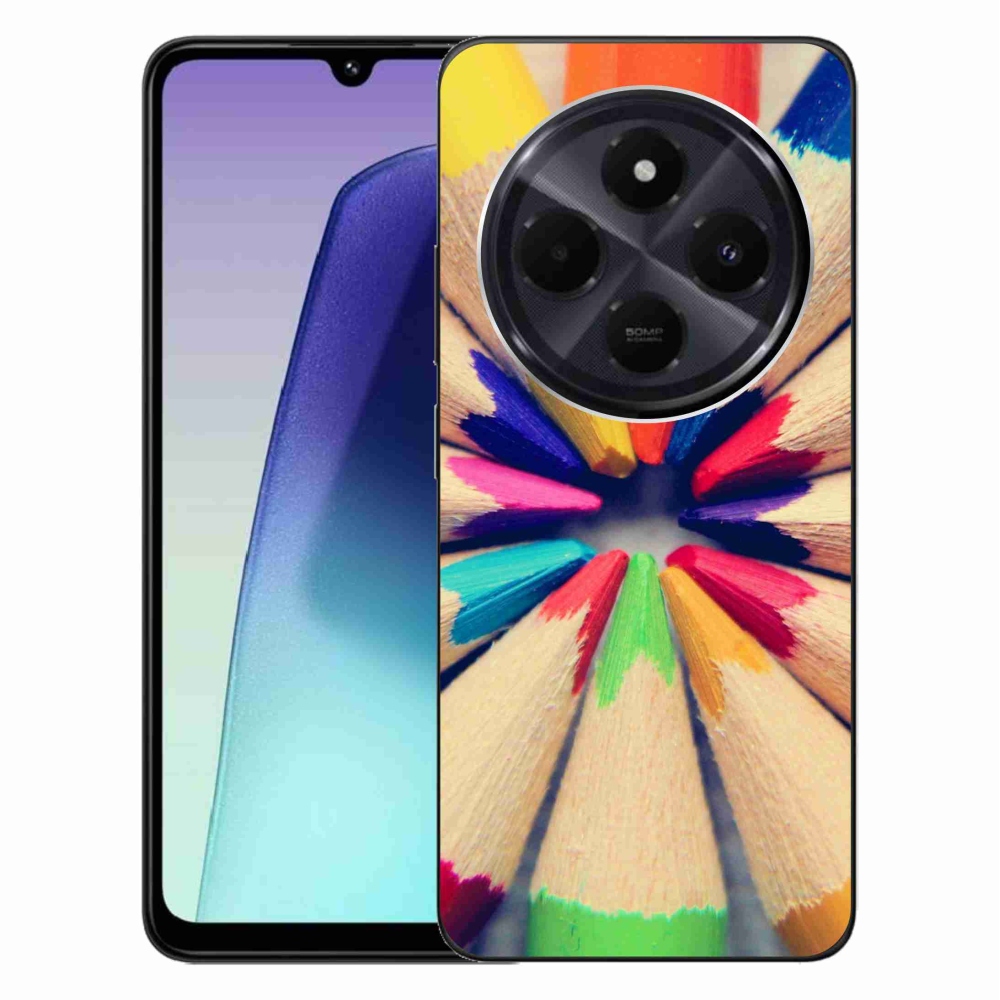 Gélový kryt mmCase na Xiaomi Redmi 14C/Poco C75 - pastelky