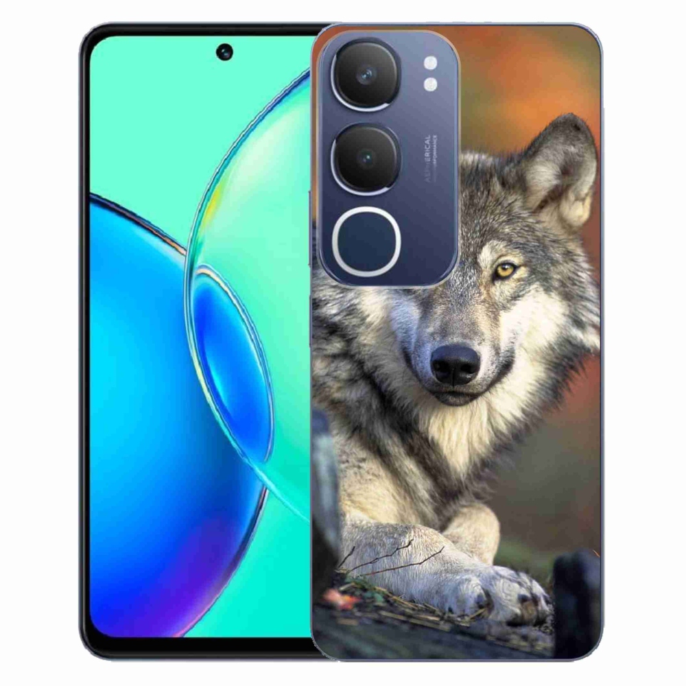 Gélový kryt mmCase na Vivo Y19s - vlk