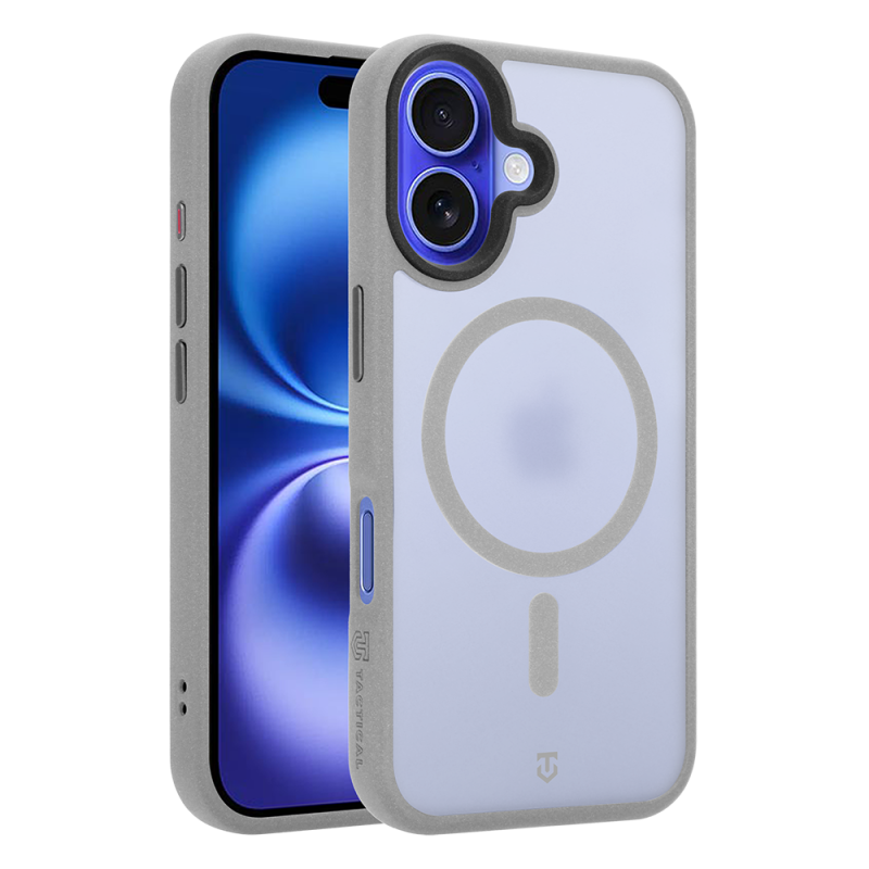 Tactical MagForce Hypersand puzdro pre Apple iPhone 16, svetlošedé