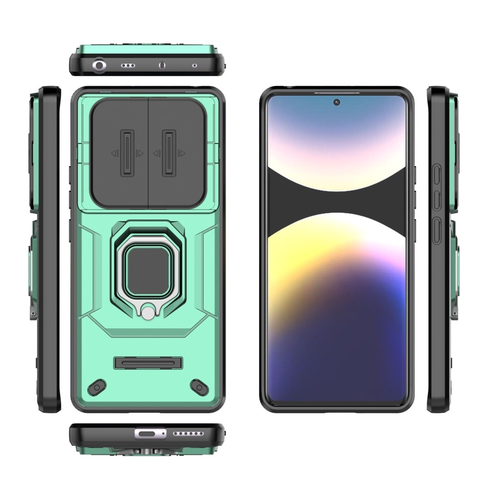Lens odolný kryt na Xiaomi Redmi Note 14 Pro - zelený