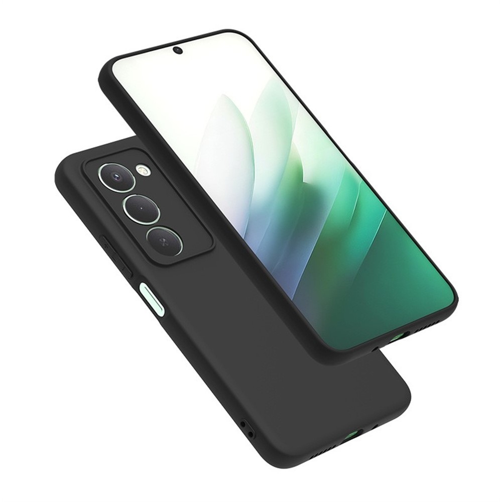 Matný gélový obal na Xiaomi Redmi 15 5G (169mm) - čierny