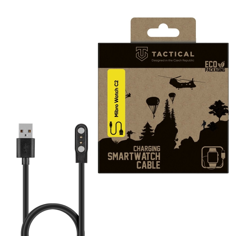 Tactical USB Nabíjací Kábel pre Mibro Watch C2