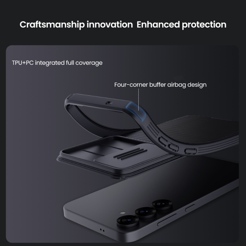 Nillkin CamShield PRO Magnetic Zadný Kryt pre Samsung Galaxy S25 Black