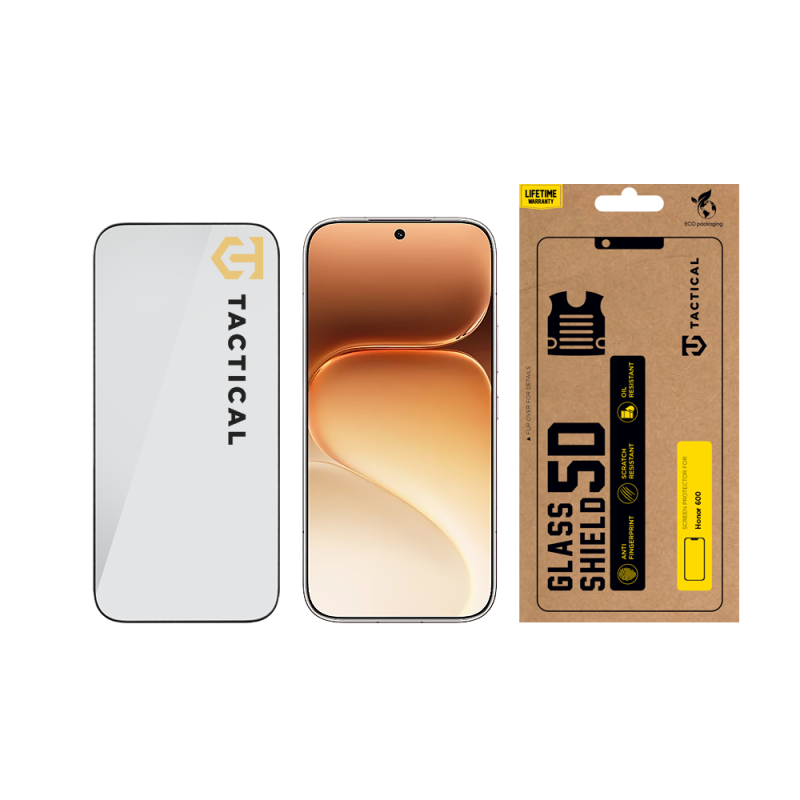 Tactical Glass Shield 5D sklo pre Honor 600 Black