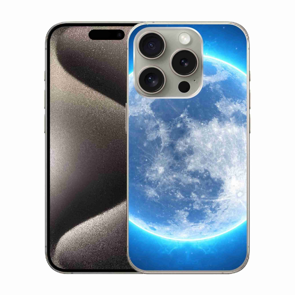 Gélový obal mmCase na iPhone 15 Pro - zemegule