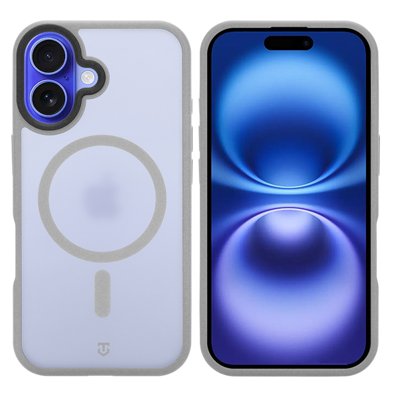 Tactical MagForce Hypersand puzdro pre Apple iPhone 16, svetlošedé