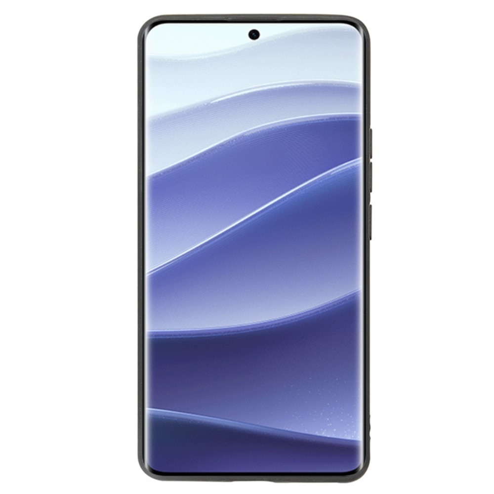 Matný gélový obal na Xiaomi Redmi Note 14 Pro 5G - čierny