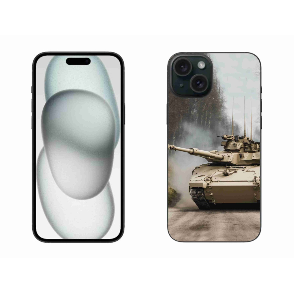 Gélový kryt mmCase na iPhone 15 Plus - tank 1