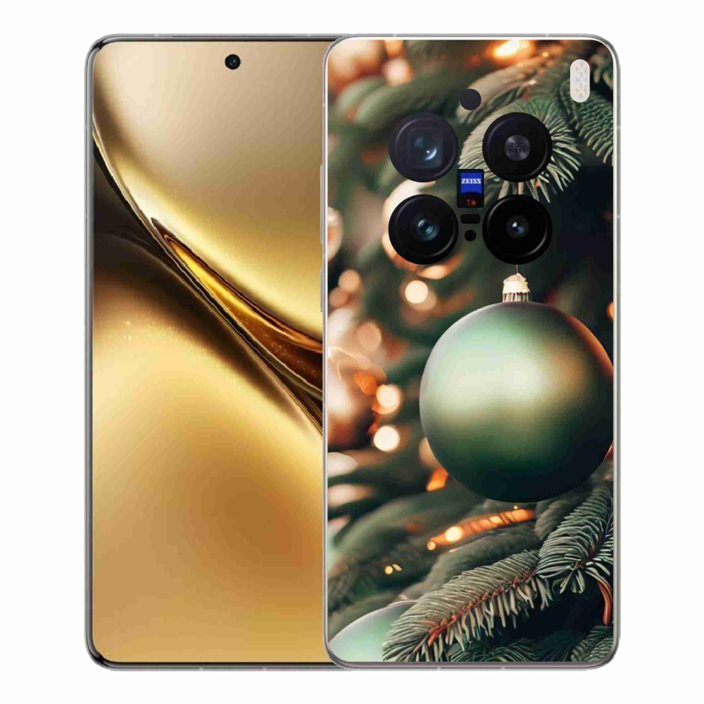 Gélový kryt mmCase na Vivo X200 Pro 5G - vianočné ozdoby 1