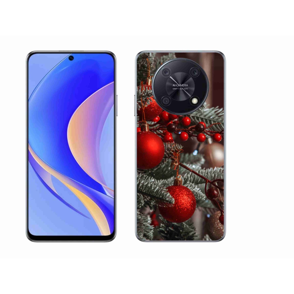 Gelový kryt mmCase na Huawei Nova Y90 - vánoční ozdoby 2