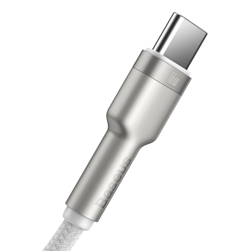 Baseus Cafule Metal Series Dátový Kábel USB-USB-C 66W 1m White