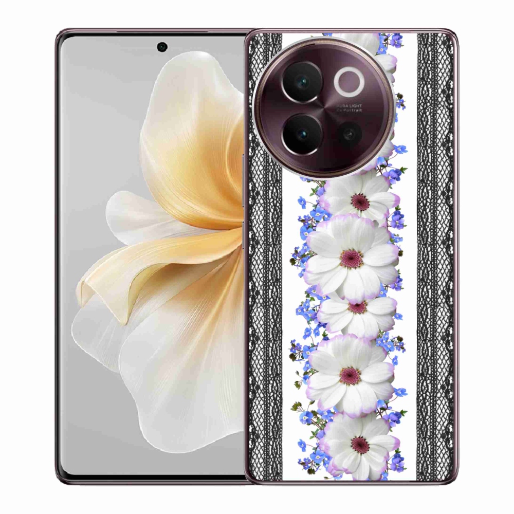 Gélový kryt mmCase na Vivo V40 Lite 5G - kvety 8