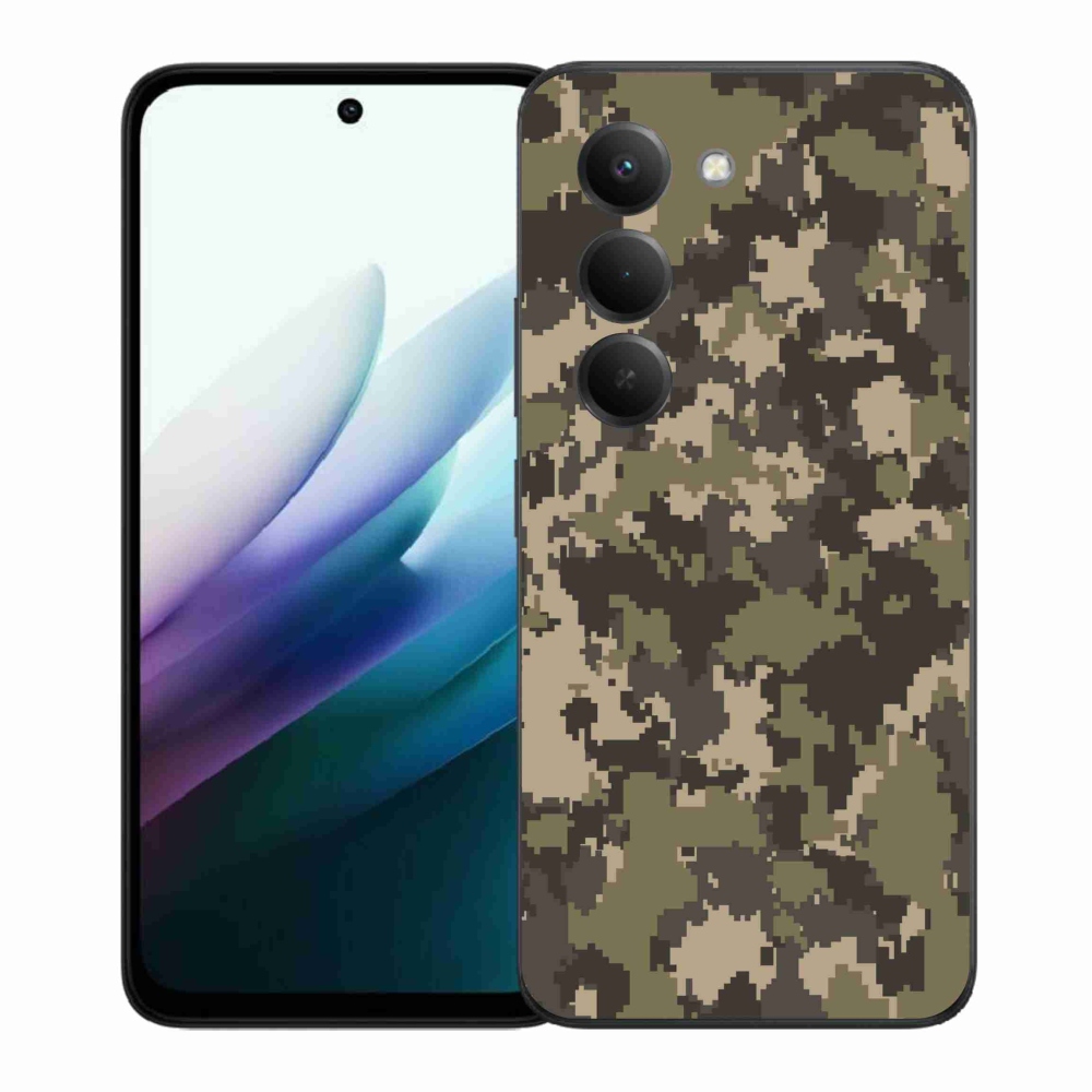 Gélový kryt mmCase na Xiaomi Redmi 15 4G/5G (171mm) - maskáčový vzor 12