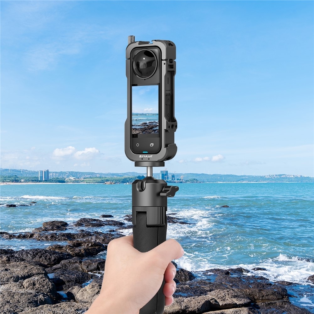 PULUZ ochranná klietka s krytkou objektívu pre Insta360 X4