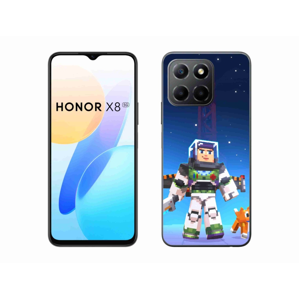 Gélový kryt mmCase na Honor X8 5G/Honor 70 Lite 5G - minecraft 2