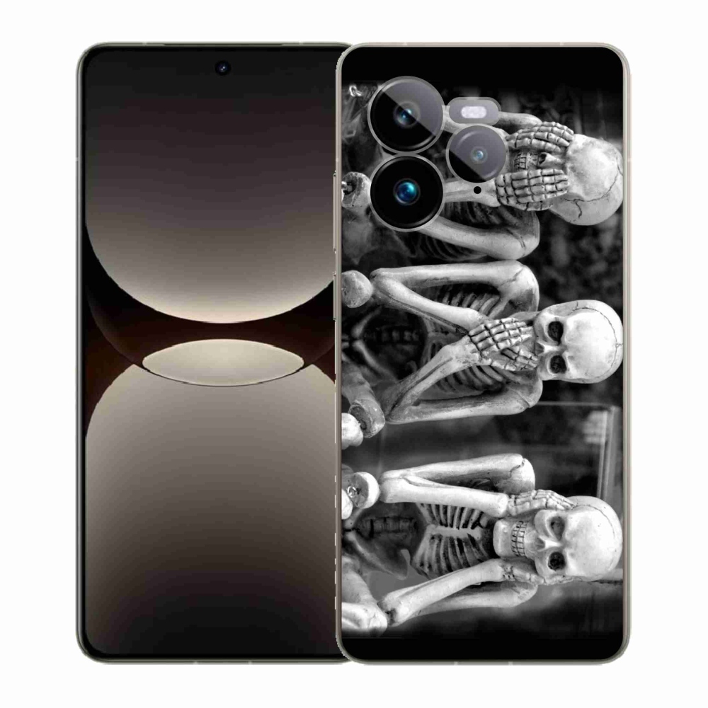 Gélový kryt mmCase na Realme GT 7 Pro 5G - kostlivci