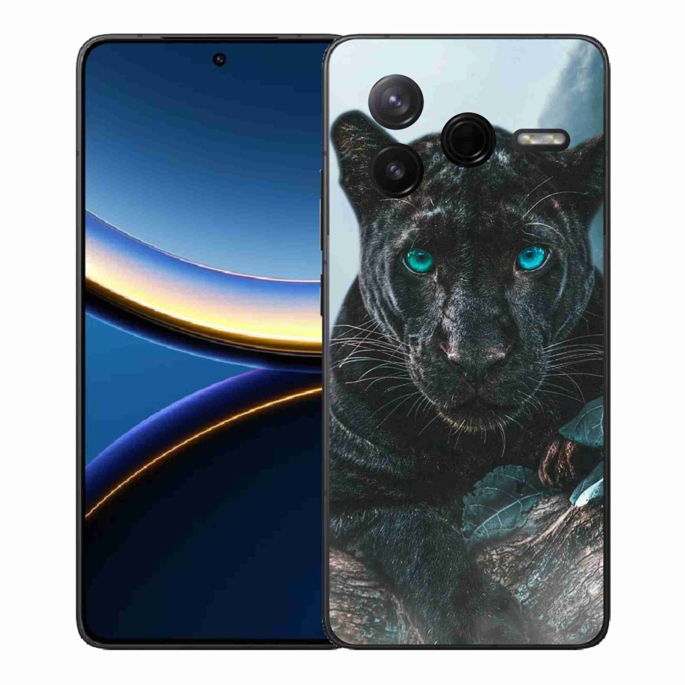 Gélový kryt mmCase na Xiaomi Poco F7 Pro - čierny panter