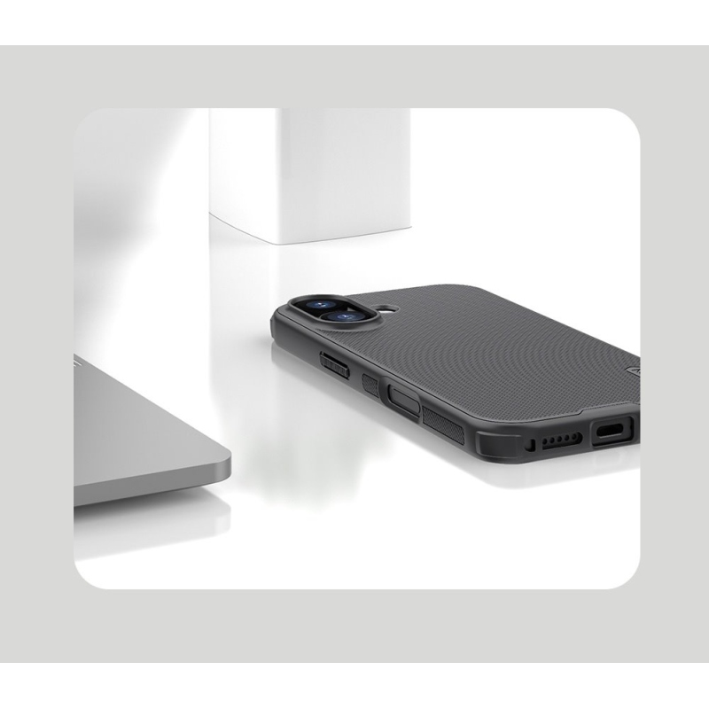 Nillkin Super Frosted PRO Magnetický zadný kryt pre Apple iPhone 17 Black