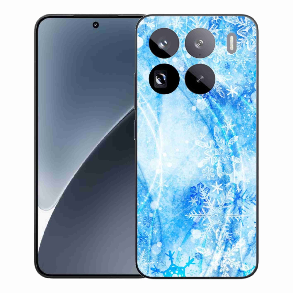 Gélový kryt mmCase na Xiaomi 15 Pro - snehové vločky