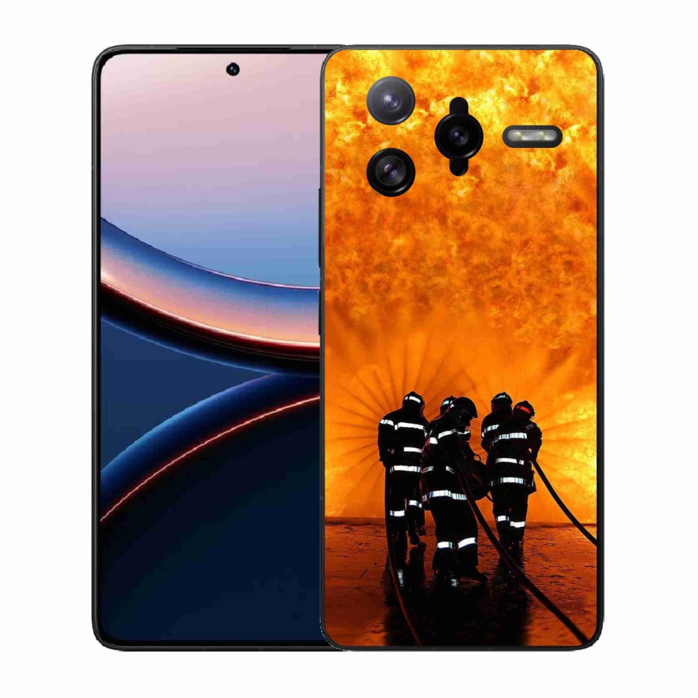 Gélový kryt mmCase na Xiaomi Poco F7 Ultra - požiar