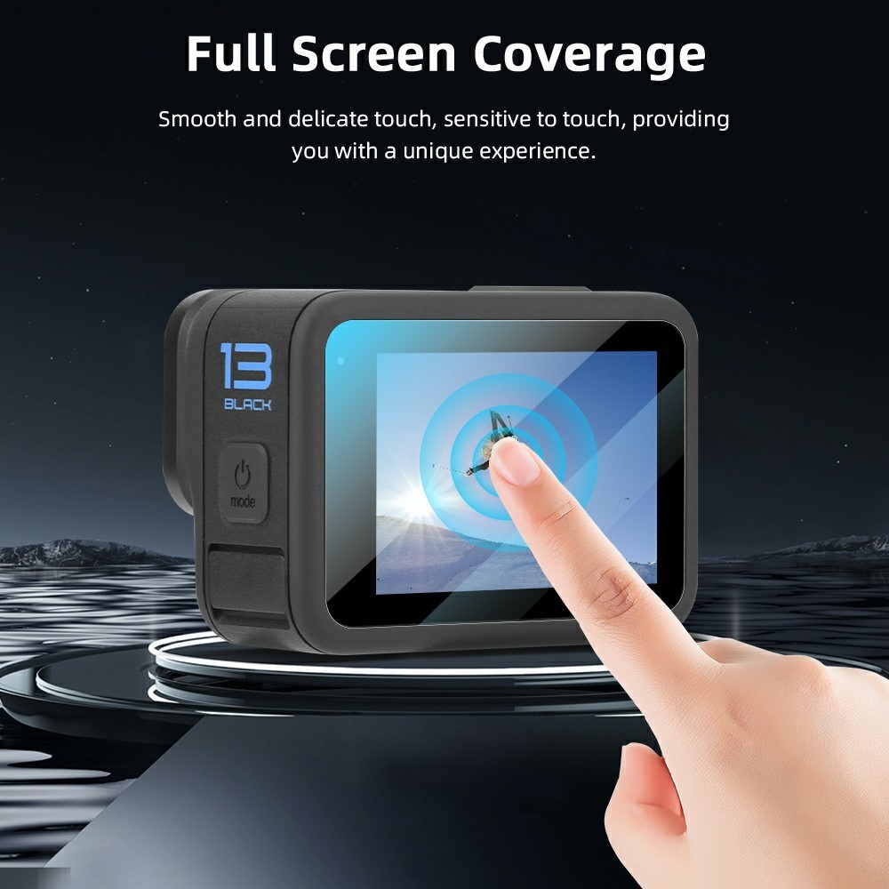 BRDRC 2× sada tvrdených skiel pre GoPro Hero 13 displej a objektív