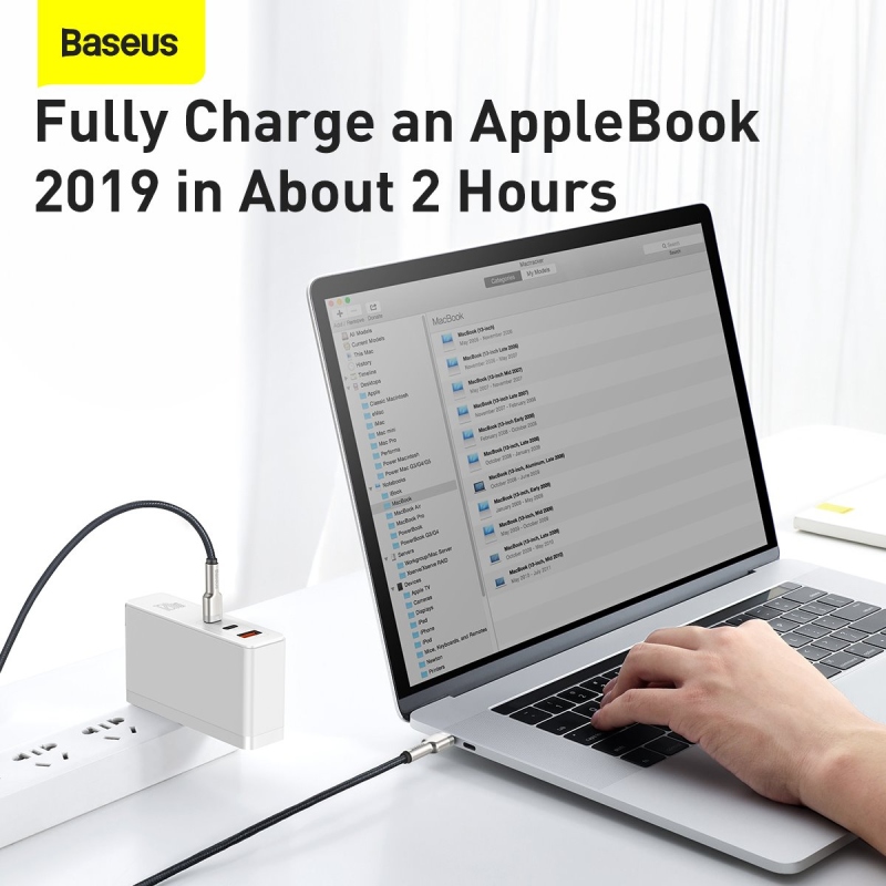 Baseus Cafule Metal Series Dátový Kábel USB-C - USB-C 100W 1m Black