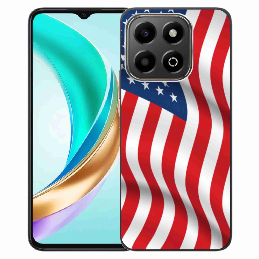 Gélový kryt mmCase na Honor X6b - USA vlajka