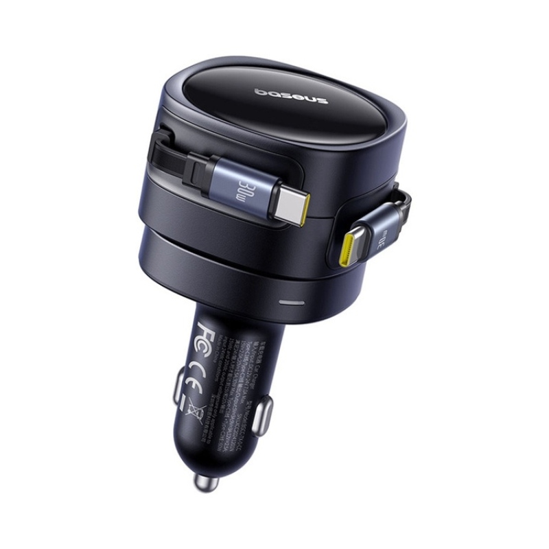 Baseus Enjoyment Max Autonabíjačka USB-C/USB-C 60 W Cosmic Black