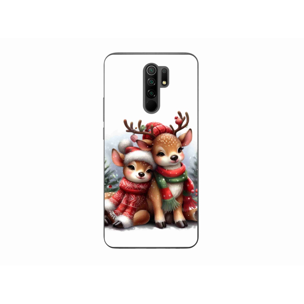 Gélový kryt mmCase na Xiaomi Redmi 9 - vianočné soby