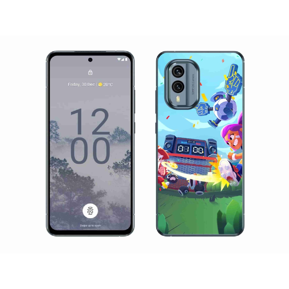 Gelový kryt mmCase na Nokia X30 5G - brawl stars 1