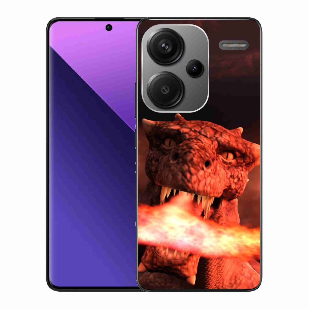 Gélový kryt mmCase na Xiaomi Redmi Note 13 Pro+ 5G - drak