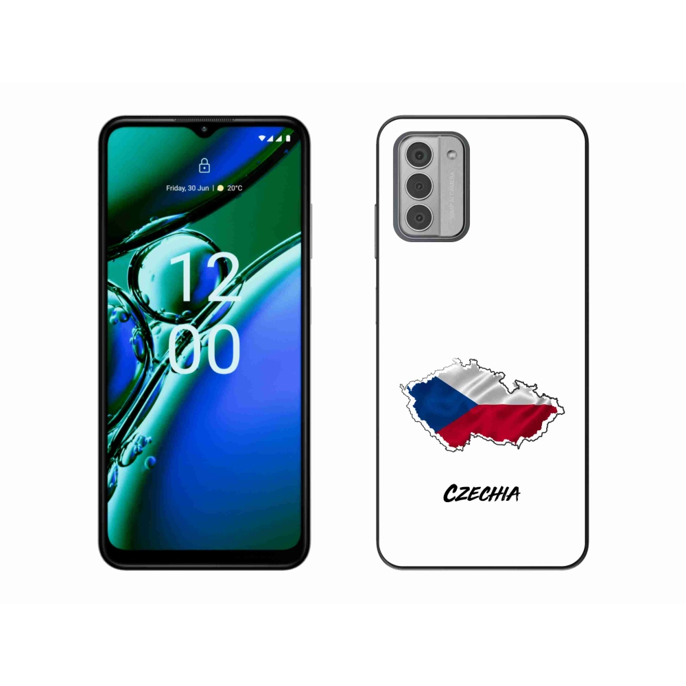 Gélový kryt mmCase na Nokia G42 - Czechia biele pozadie