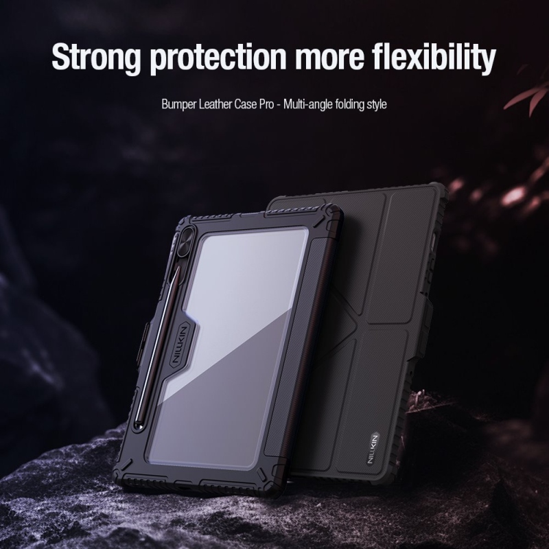 Nillkin Bumper PRO Protective Stand Case Multi-angle pre Samsung Galaxy Tab S10 FE Black