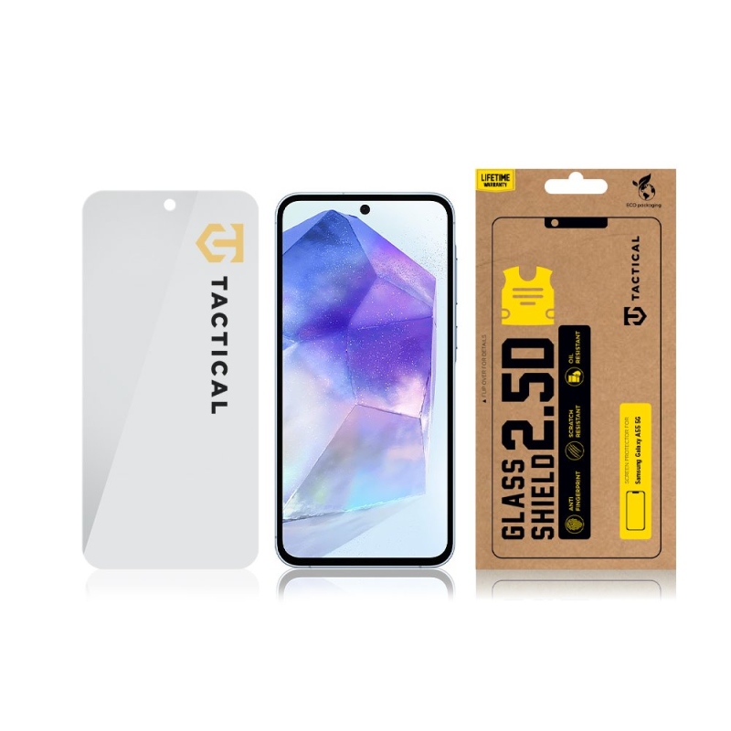 Tactical Glass Shield 2.5D sklo pre Samsung Galaxy A55 5G Clear