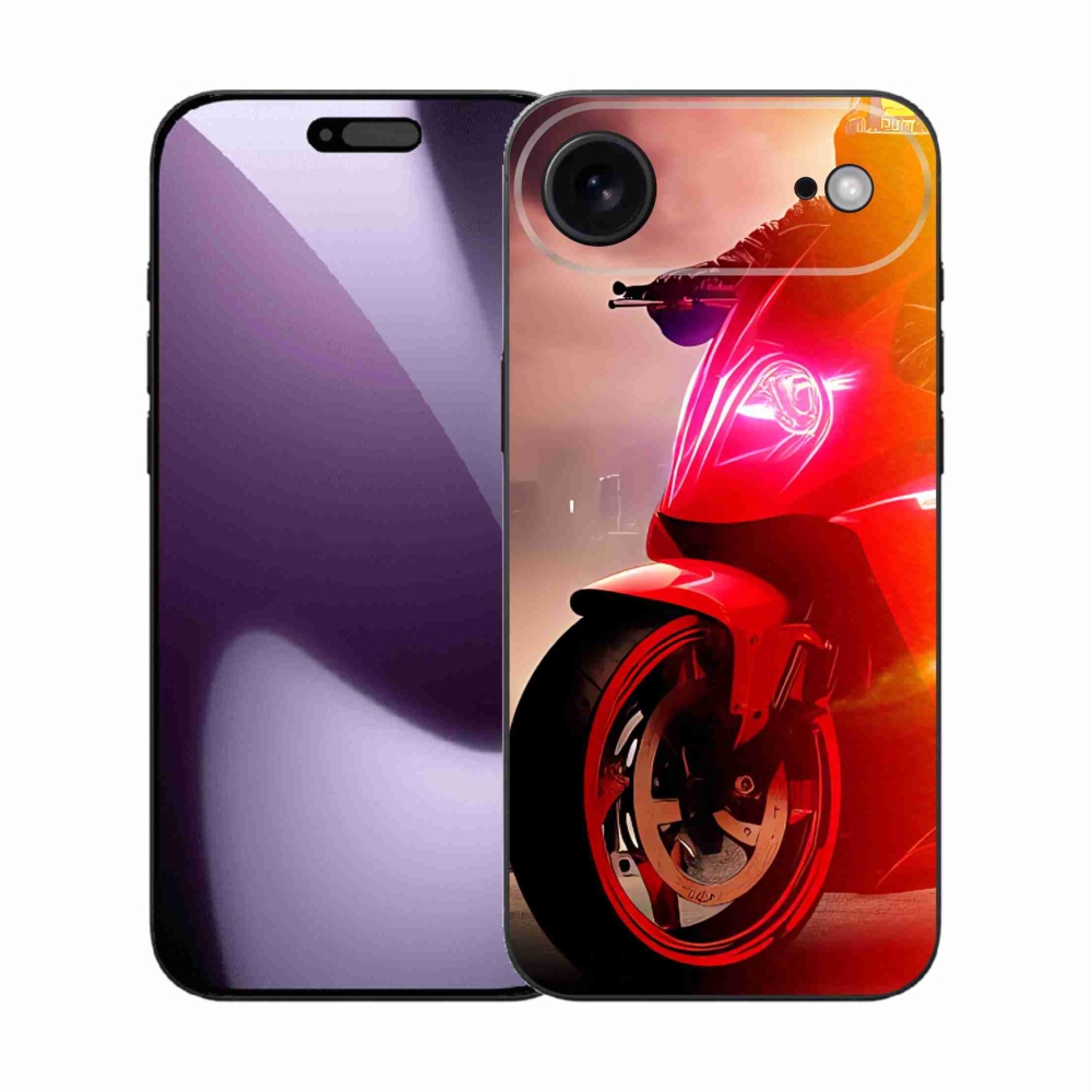 Gélový kryt mmCase na iPhone 17 Air - motorka